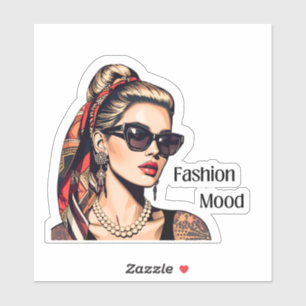 Pop Art Woman Fashion Mood