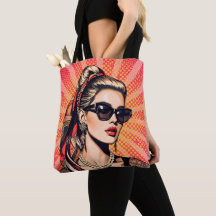 Pop Art Woman Retro Chic