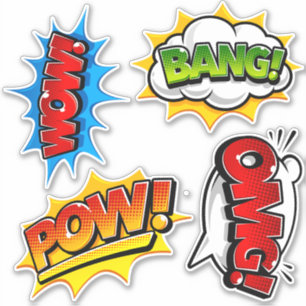Pop Art Wow Bang OMG Pow!