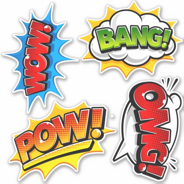 Pop Art Wow Bang OMG Pow! (Front)