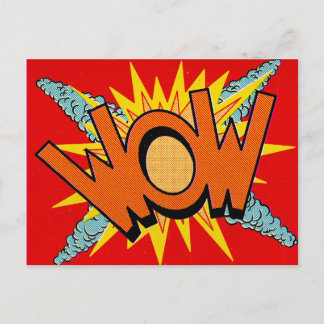 Pop Art | WOW | Postcard