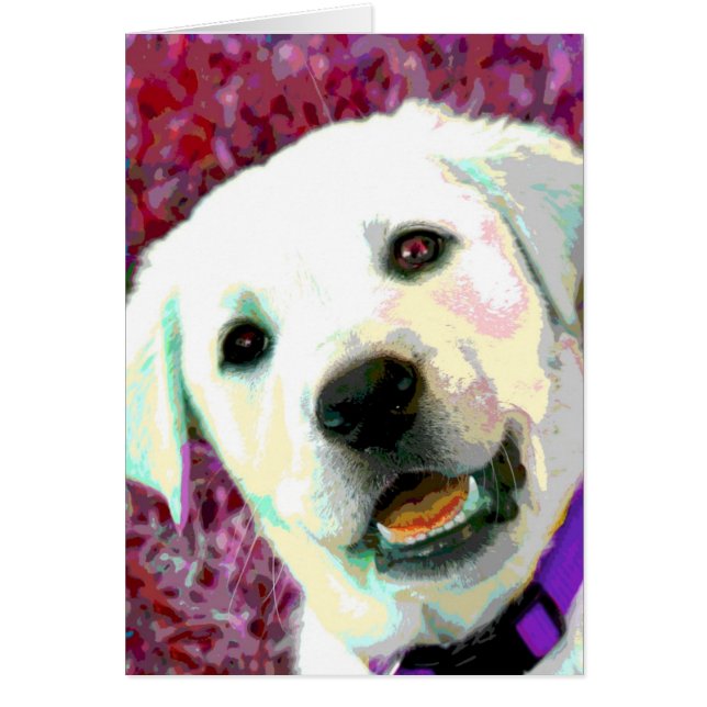 Pop ART Yellow Lab puppy (Front)