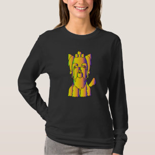 Pop Art Yorkshire Terrier Dog Yorkie T-Shirt