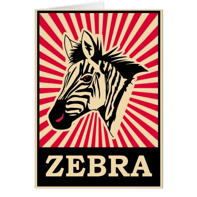 Pop Art Zebra (Front)