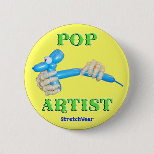 Pop Artist Balloon Dog 6 Cm Round Badge