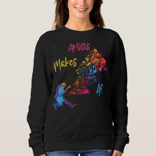 Pop Artists Makes Poster Guitar Musician Sweatshirt