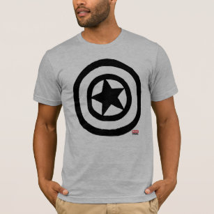 Pop Captain America Logo T-Shirt
