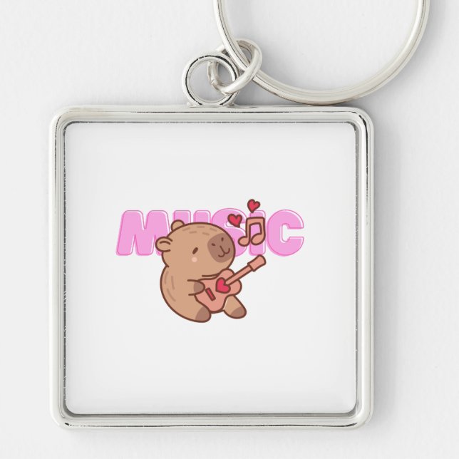 Pop Capy Keychain (Front)