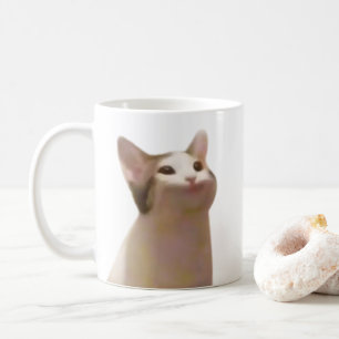 Pop Cat Meme Mug Double Sided