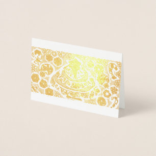 Pop Christmas up Peppermint Foil Card