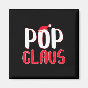 Pop Claus Matching Santa Pop Christmas Magnet
