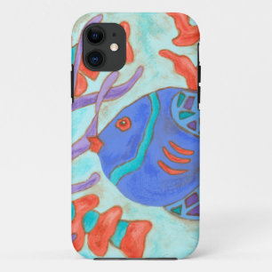Pop-Coloured Fish iPhone 11 Case