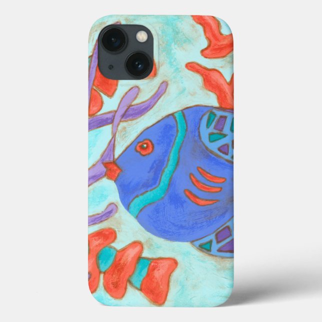 Pop-Coloured Fish Case-Mate iPhone Case (Back)