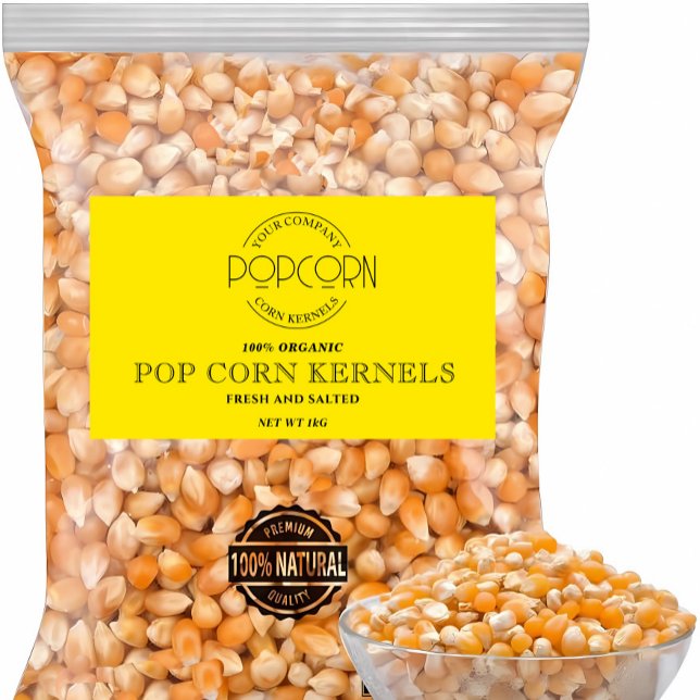 Pop Con Kernels Editable Label Sticker (Creator Uploaded)