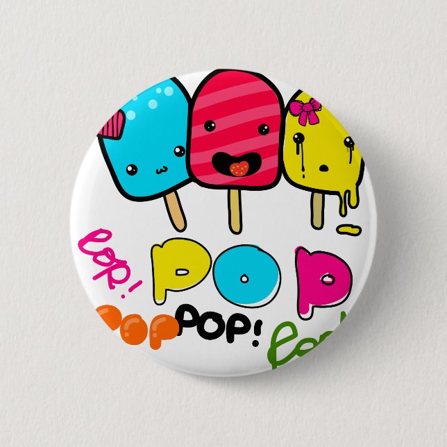 Pop Craze 6 Cm Round Badge (Front)