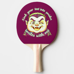 pop culture art ping pong paddle