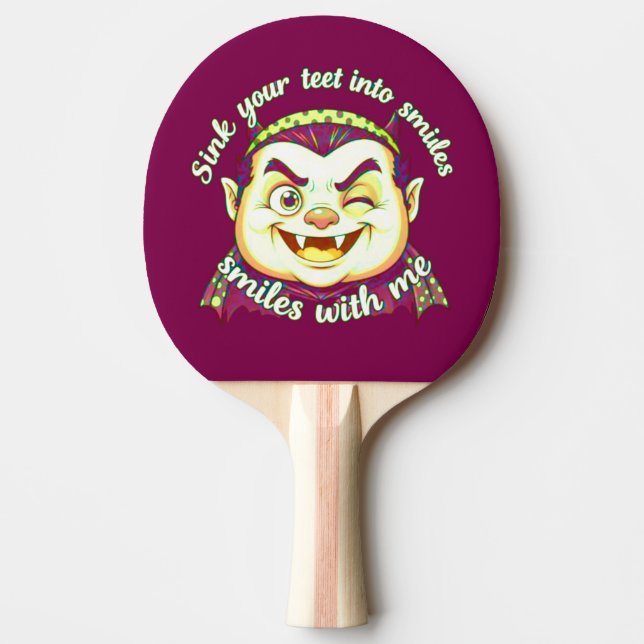 pop culture art ping pong paddle (Front)