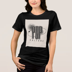 Pop Culture Graphic T-Shirt   Retro Typography Tee