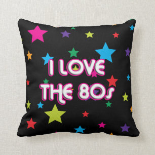 Pop Culture Retro I love the 80s Cushion