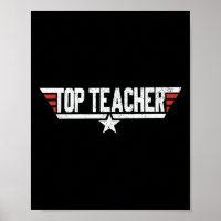 Pop Culture Top Teacher Appreciation Super Teacher