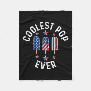 Pop Ever Ice Cream America 4th Of July Fleece Blanket