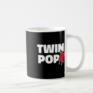 Pop Fathers Day Dad Of Twins  Coffee Mug
