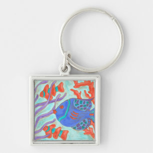Pop Fish Key Ring