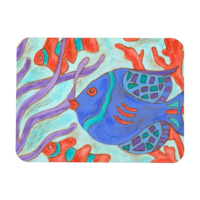 Pop Fish Magnet (Horizontal)