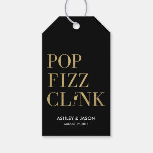 Pop Fizz Clink Favour Tags