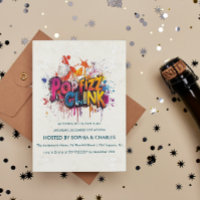 Pop Fizz Clink graffiti New Year's Eve Party