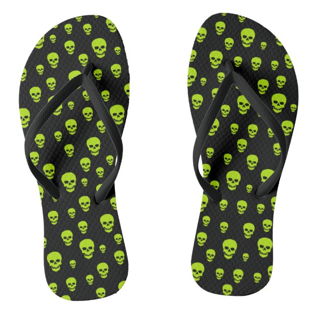 Pop Floating Skulls Thongs (Footbed)