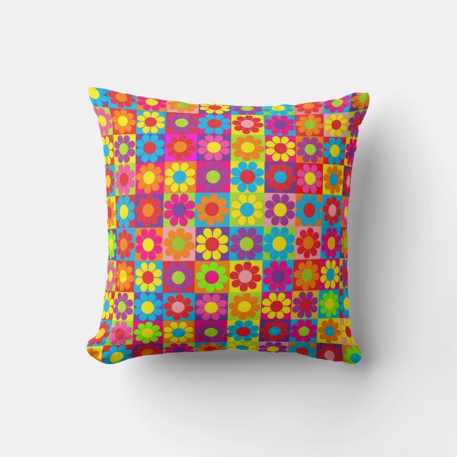 Pop Flower Power Cushion (Front)