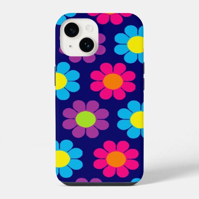 Pop Flower Power iPhone Case (Back)