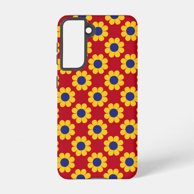 Pop Flower Power  Samsung Galaxy S21 Case (Back)