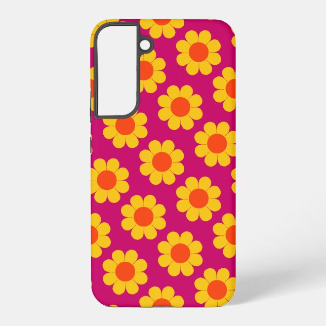 Pop Flower Power Samsung Galaxy S22+ Case (Back)