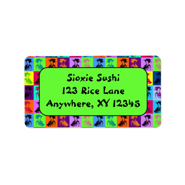 Pop Geishas Label (Front)