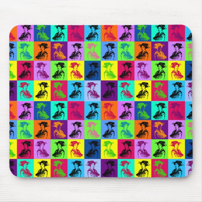 Pop Geishas Mouse Pad (Front)