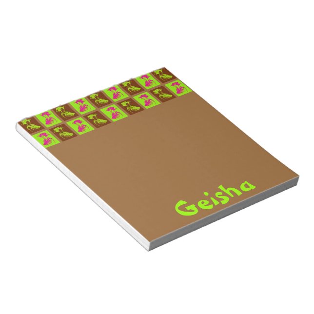 Pop Geishas Notepad (Angled)