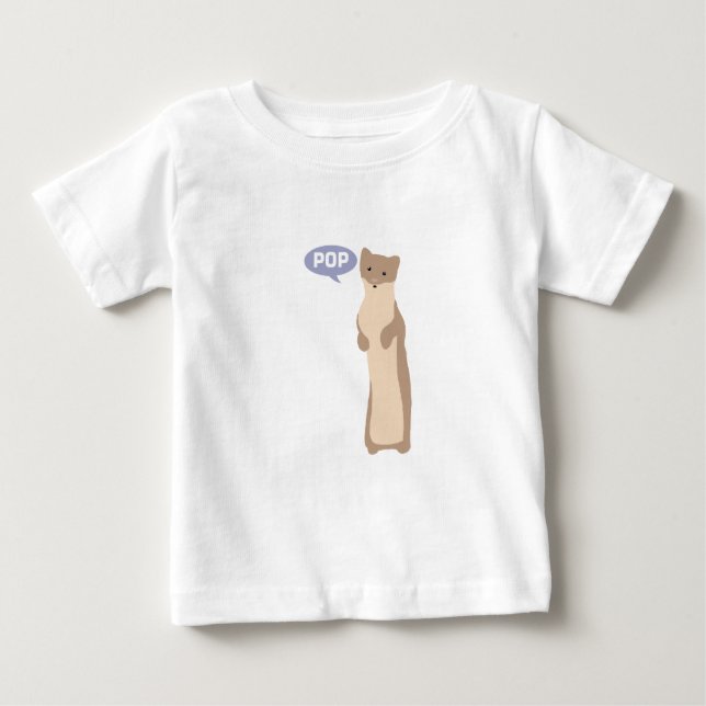 Pop Goes the Weasel Baby T-Shirt (Front)