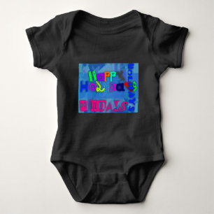 Pop Happy Holidays Colourful Baby Bodysuit