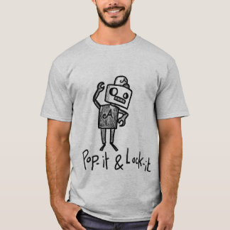 Pop it and lock it robot T-Shirt