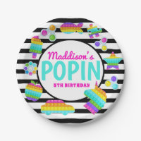 Pop It Birthday Invitation, Pop Fidget Invitation,