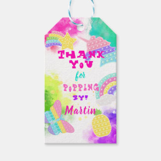 Pop It Birthday party 🥳 Gift Tags
