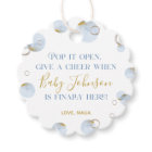 Pop it When She Pops Favour Tag, Champagne Tag