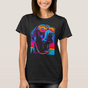 Pop Labrador Retriever Dog Summer T-Shirt
