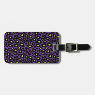 Pop Leopard Luggage Tag
