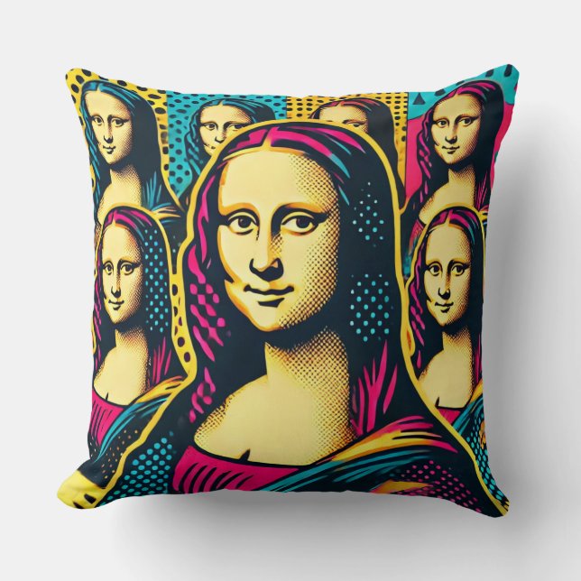Pop Lisa Cushion (Front)