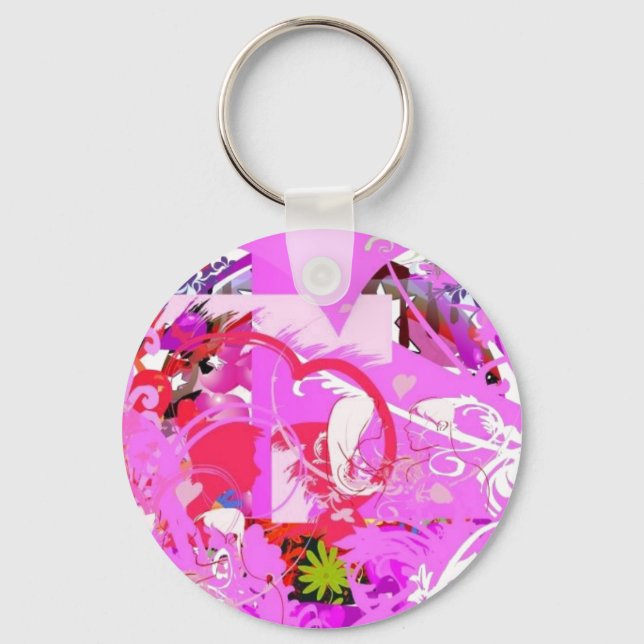 Pop Love Keychain (Front)