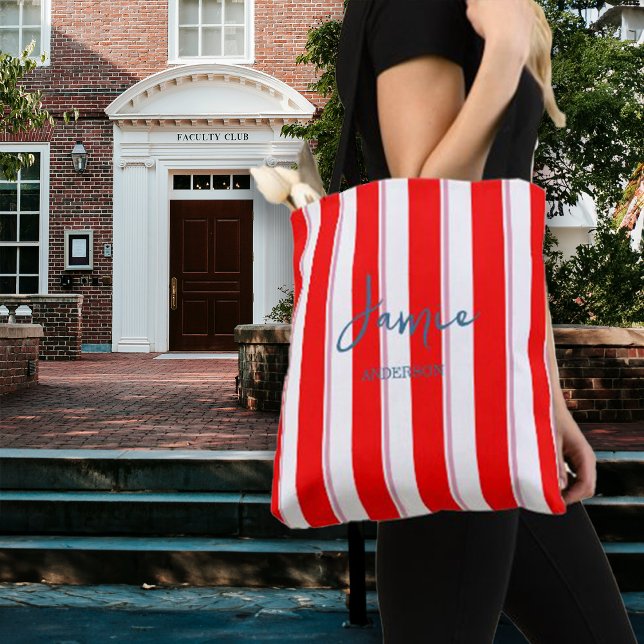 Pop Mix Bold Stripes  Tote Bag (Creator Uploaded)