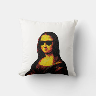 Pop Monna Lisa pillow